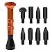 BWBWND 10 PCS DIY Paintless Dent Repair Kit Metal Tap Down Pen Dent Remover with 9 Different Heads Tips Versatile Knockdown Tool Paintless Removal Kit for Automotive Body Dents - Image 2