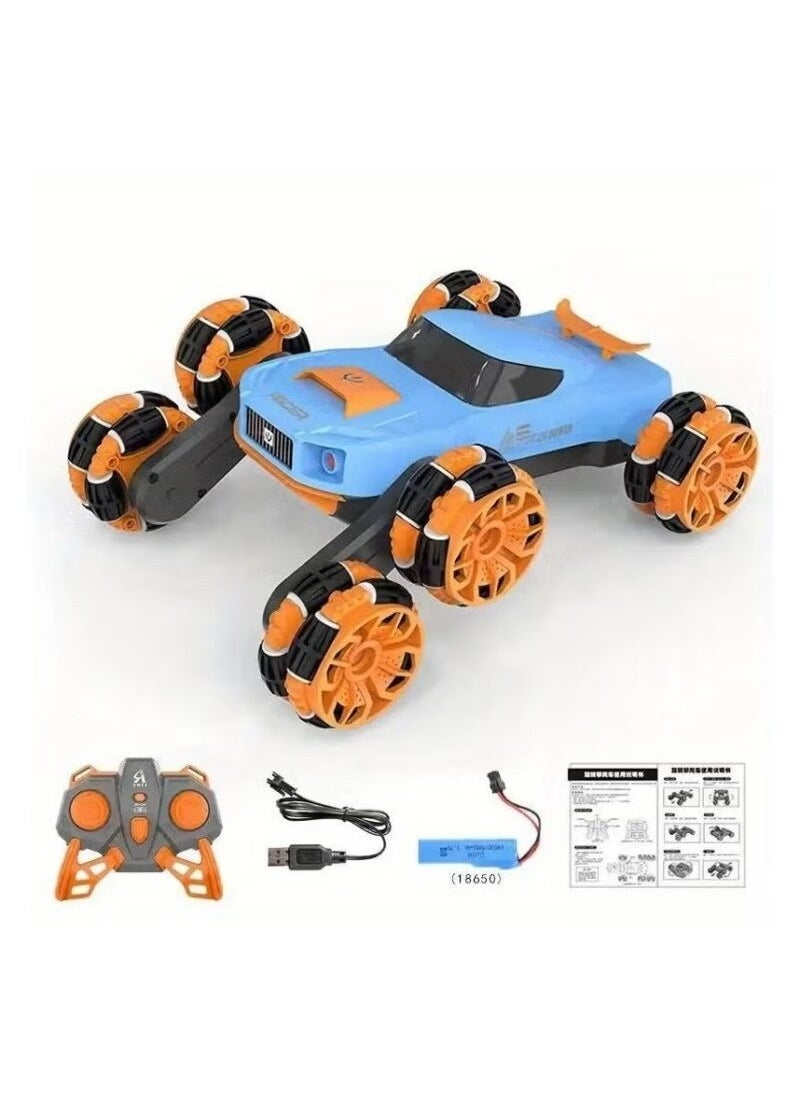 PlayandDream Six Wheel Swing Arm Roll Remote Control Car  - Image 1