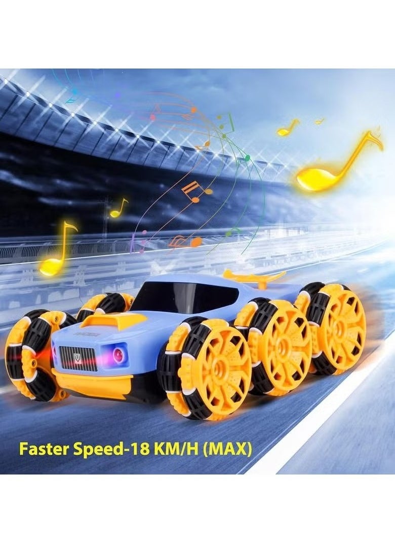 PlayandDream Six Wheel Swing Arm Roll Remote Control Car  - Image 5
