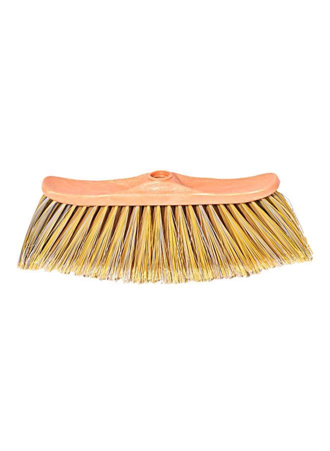 NIBEMINENT Cleaning Broom Brush Head Orange/Yellow 28centimeter