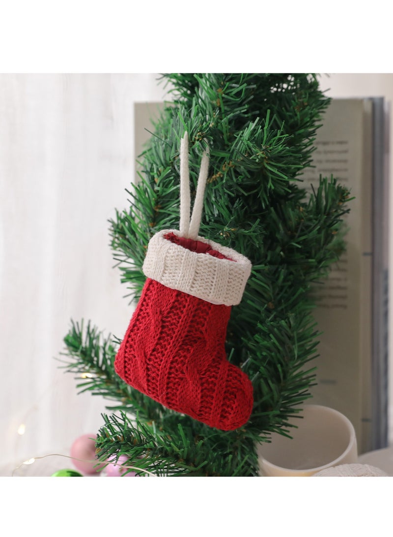 Arabest Decorations, Mini Knitted Socks, Tableware Sets, Knife and Fork Sets, Socks Home Decoration - Image 2