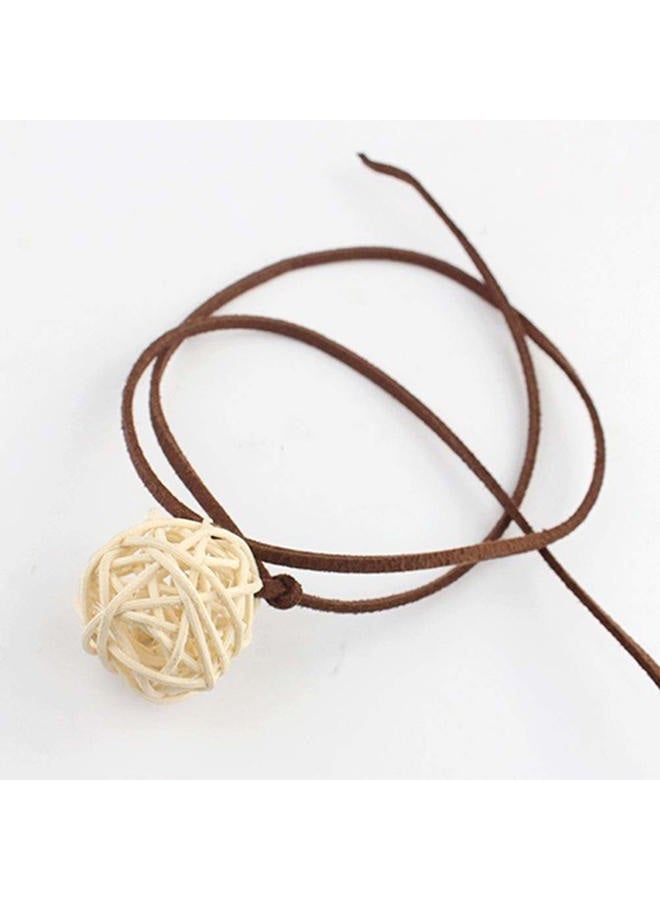 Wobe (Coffee) - 100 Yards Suede Cord, Leather Cord 2.6Mm X 1.5Mm Lace Faux With Roll Spool For Bracelet Necklace Beading Diy Handmade Crafts Thread (Coffee 1 Roll) - Image 5