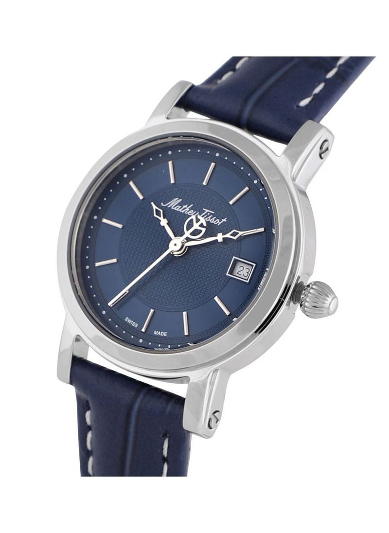Mathey-Tissot Mathey-Tissot City Quartz Blue Dial Ladies Watch D31186ABU.  - Image 2