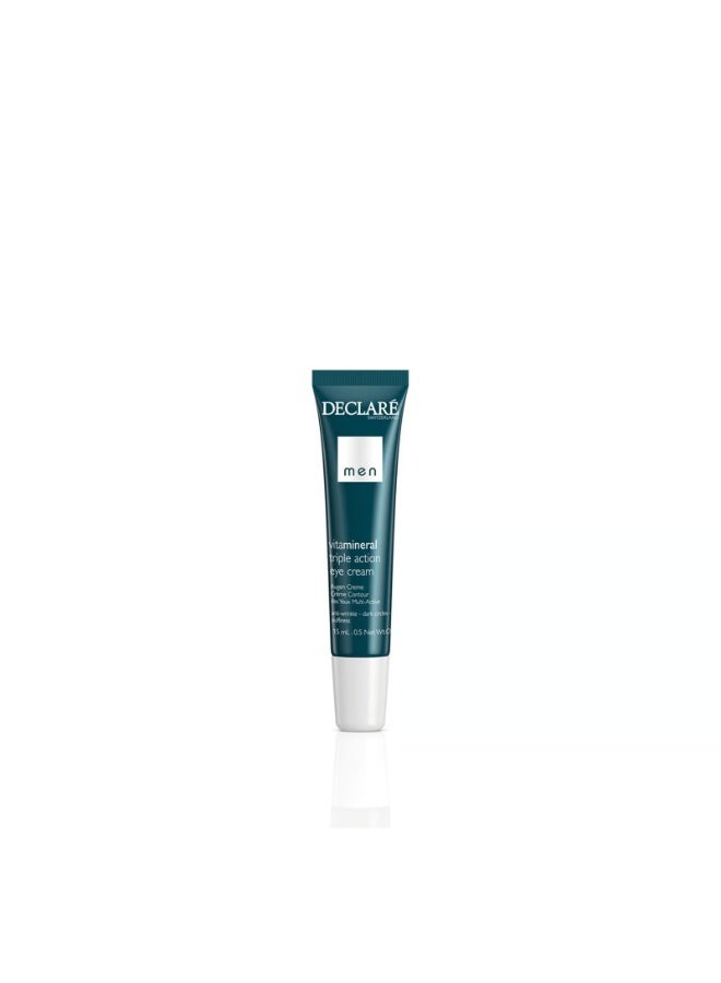 Declare Declaré Men VitaMineral Triple Action Eye Cream 15ml - Image 1