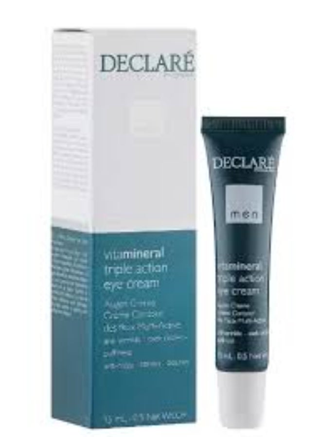 Declare Declaré Men VitaMineral Triple Action Eye Cream 15ml - Image 2