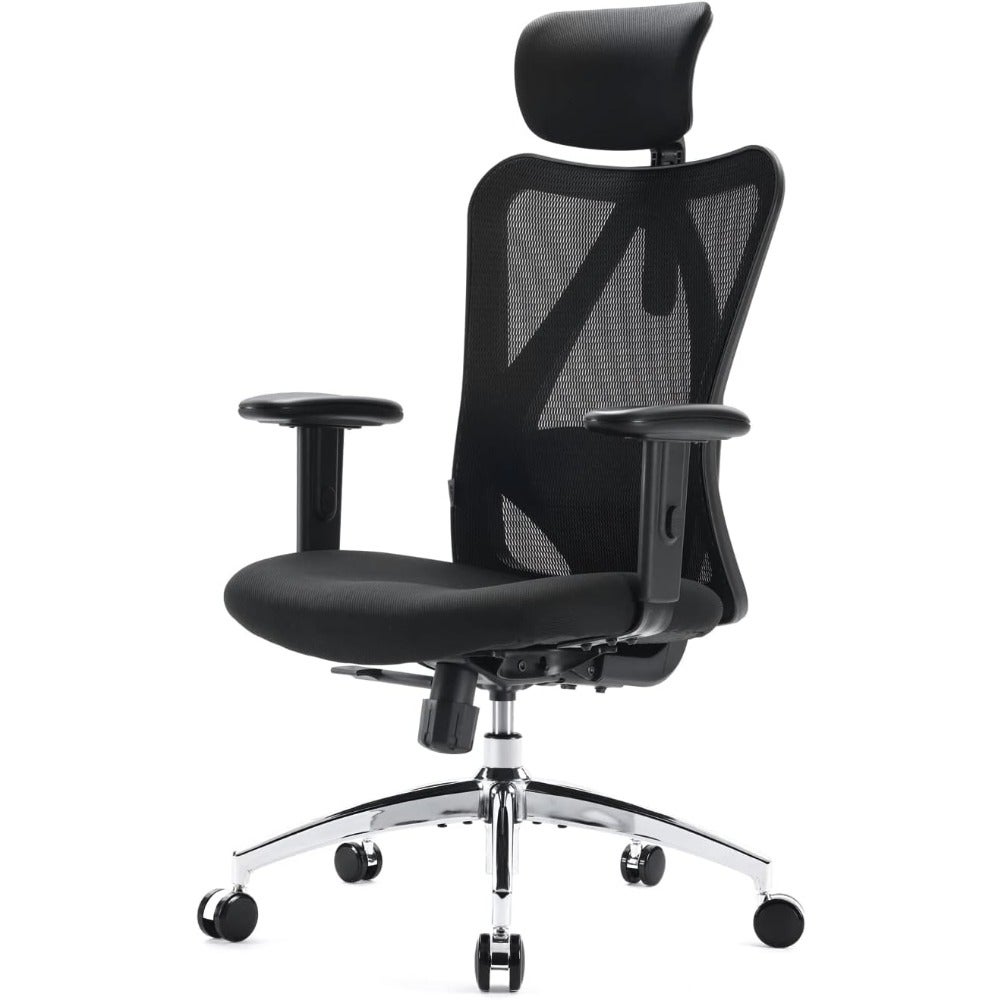 M18 Ergonomic Desk Chair, Swivel Chair With Adjustable Lumbar Support