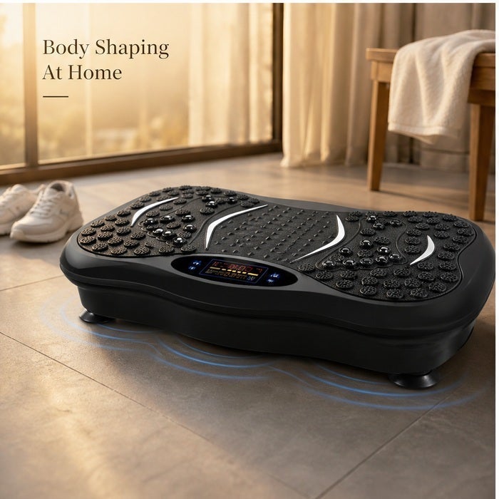 CALENOR Fitness Equipment, Standing Vibration Exercise Machine, Bluetooth Music Black Body Shaping Platform For Home Workouts - Image 5