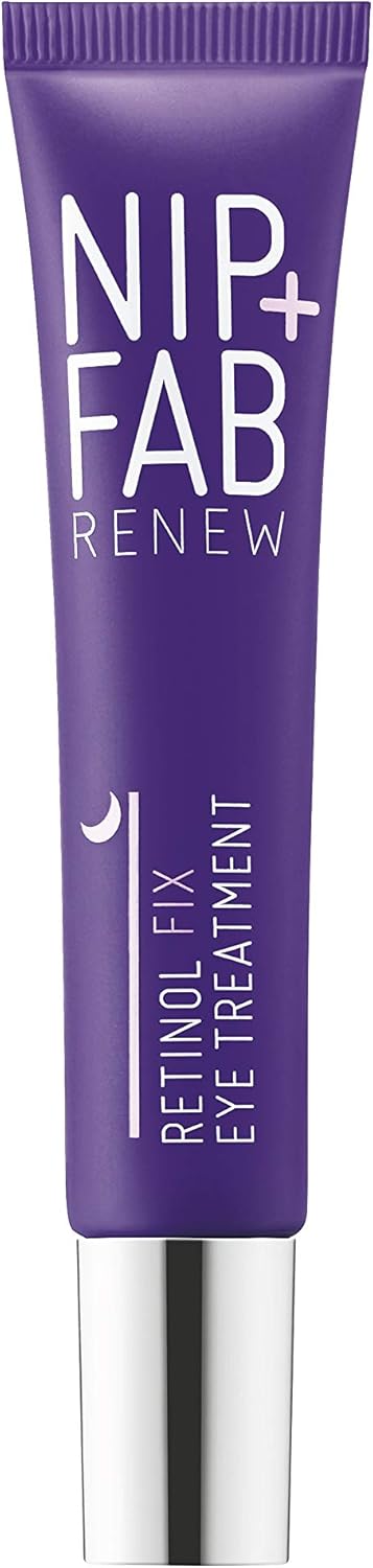 Nip Fab Retinol Fix Eye Treatment 01 Retinol Eye Cream AntiAging Moisturizing for Fine Lines Wrinkles Dark Circles Puffiness and Bags Under Eyes 15 ml