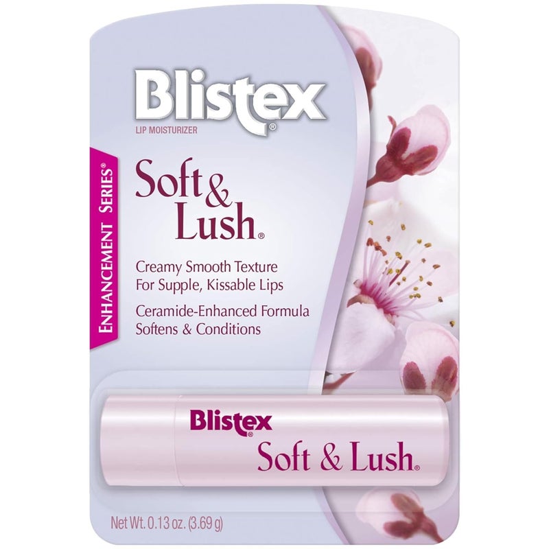 Blistex Soft  Lush Lip Balm 013 oz Pack of 4