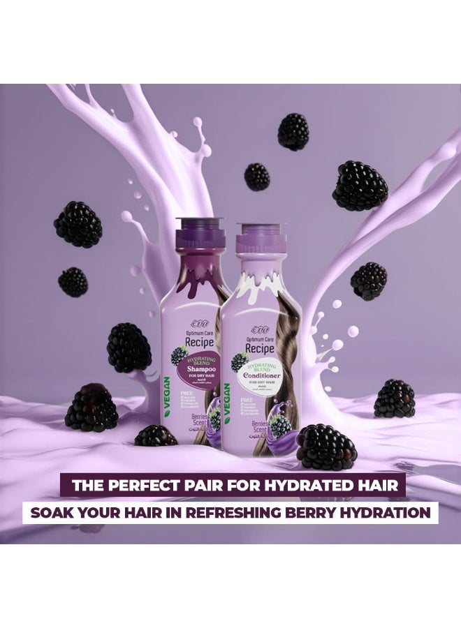 Eva Optimum Care Hydrating Conditioner – Berry Bliss Infusion (350ml) | Deep Nourishment for Silky, Frizz-Free Hair - Image 4