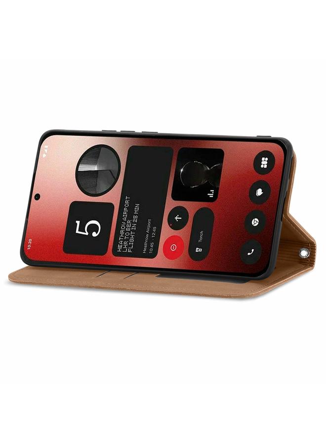 اس-توب جراب هاتف Case For Nothing Phone 2a بتصميم كلاسيكي من الجلد مع غطاء مغناطيسي قابل للطي - Image 4