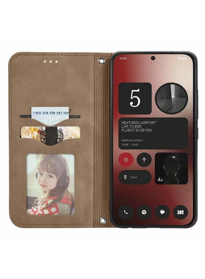 اس-توب جراب هاتف Case For Nothing Phone 2a بتصميم كلاسيكي من الجلد مع غطاء مغناطيسي قابل للطي - Image 3