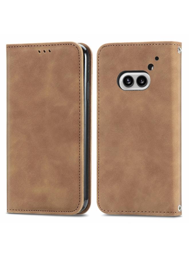 اس-توب جراب هاتف Case For Nothing Phone 2a بتصميم كلاسيكي من الجلد مع غطاء مغناطيسي قابل للطي - Image 1