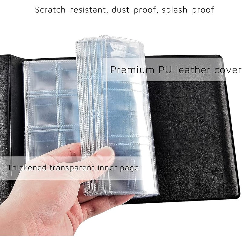 Aptbyte Coin Collection Holder Book Album For Collectors, 300 Pockets Organizer Storage Box Case Supplies 20 25 27 30 38Mm Coins- Black - Image 4