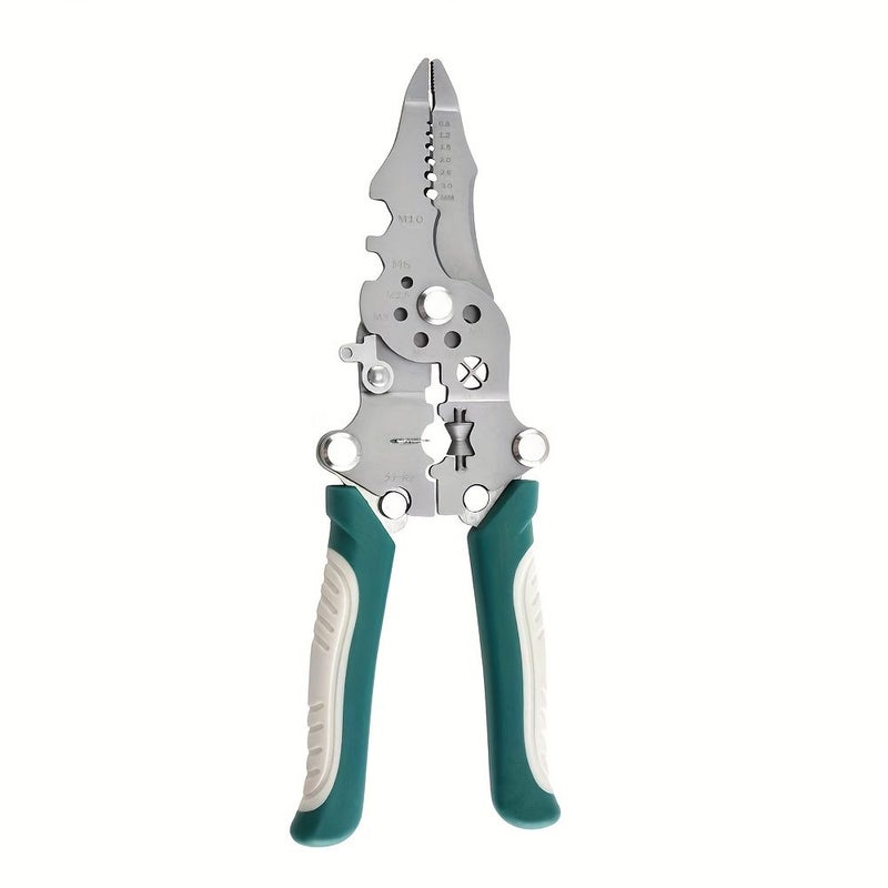 16 In 1 Foldable Industrial Wire Stripping Pliers With High Carbon Steel Blades - Image 5