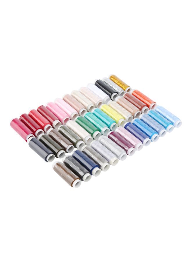 NIBEMINENT 39-Piece Sewing Thread Set Multicolour 182meter - Image 1