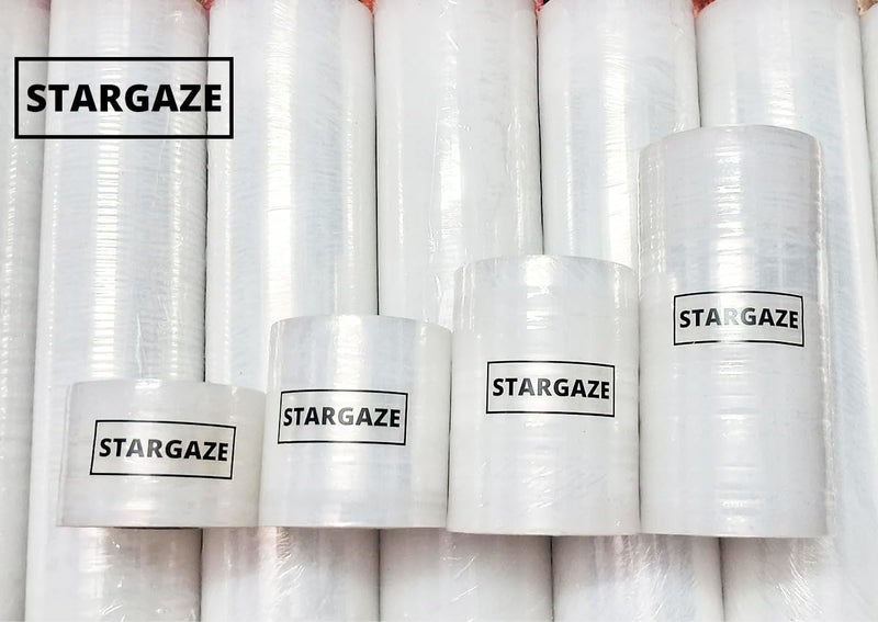 STARGAZE 18 Inch (45 cm) X 200 Meters Large Transparent Stretchable Film wrap Roll for Packing. Weight 1450 Grams. Pack of 1 - Image 2