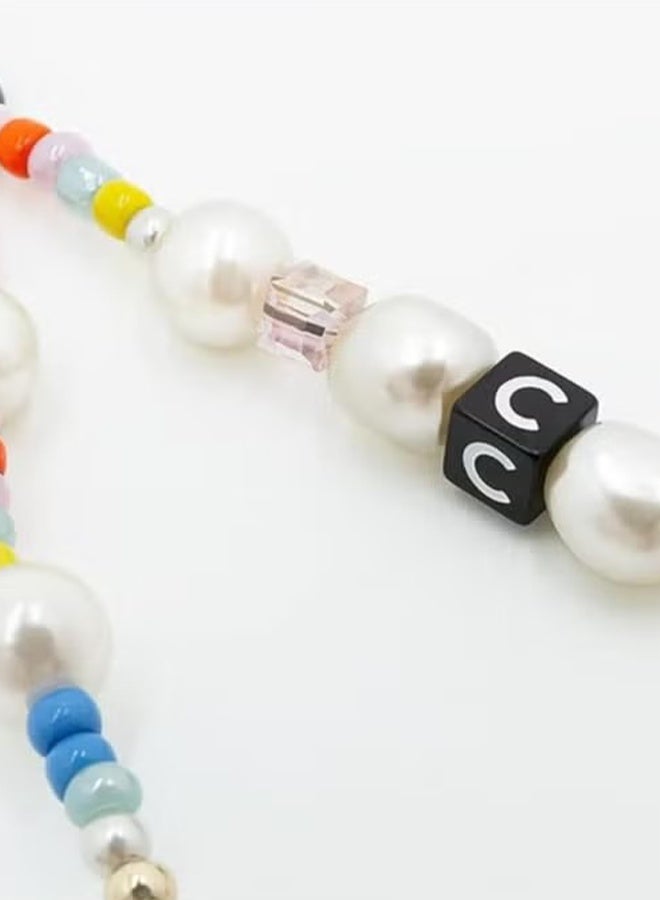 Beaded Mobile Phone Lanyard, Detachable Wrist Strap Lanyard, Phone Lanyard Phone Accessories for Women, Suitable for Camera and Mobile Phone Chain Pendants  - Image 3