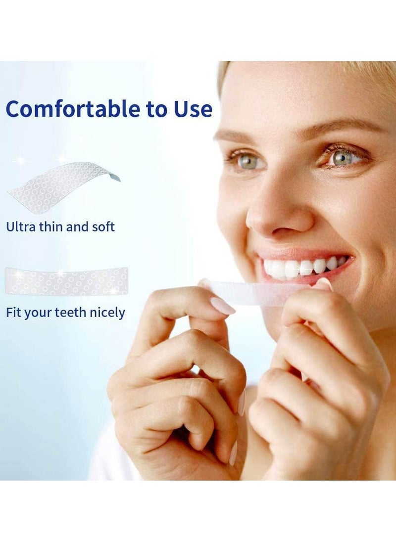 Generic - Rapid Teeth Whitening Strips Kit for Sensitive Teeth, Gentle on Enamel and Gums, Fast Acting Help Remove yellowing/Coffee/Soda Stains - 7 Pieces - Image 1