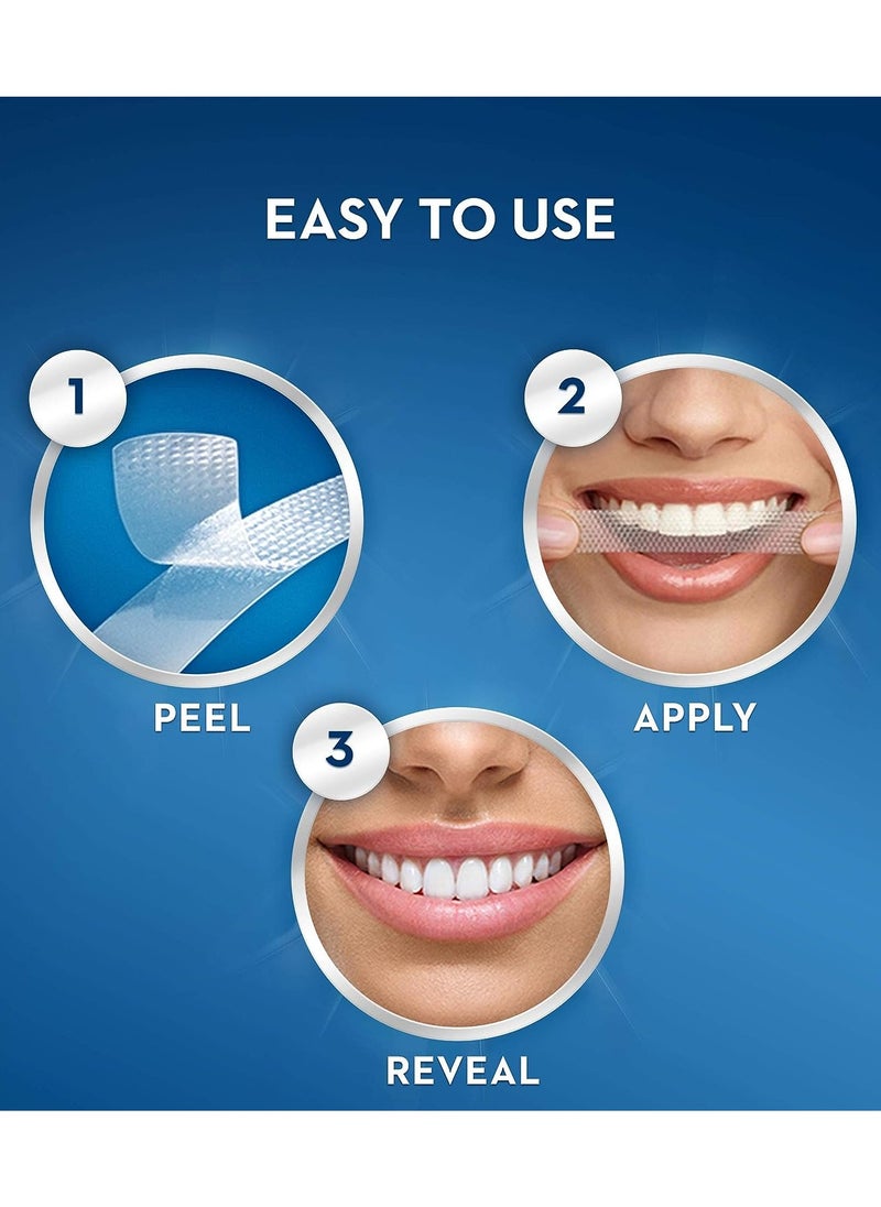 Generic - Rapid Teeth Whitening Strips Kit for Sensitive Teeth, Gentle on Enamel and Gums, Fast Acting Help Remove yellowing/Coffee/Soda Stains - 7 Pieces - Image 1