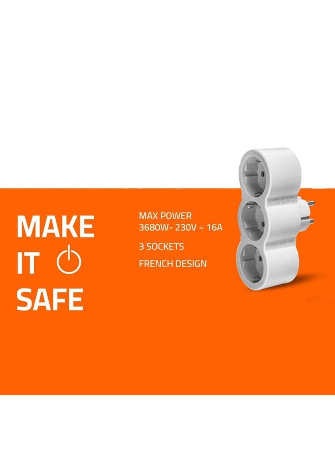 Legrand Multi Outlet Electrical Socket, 230V - Image 3