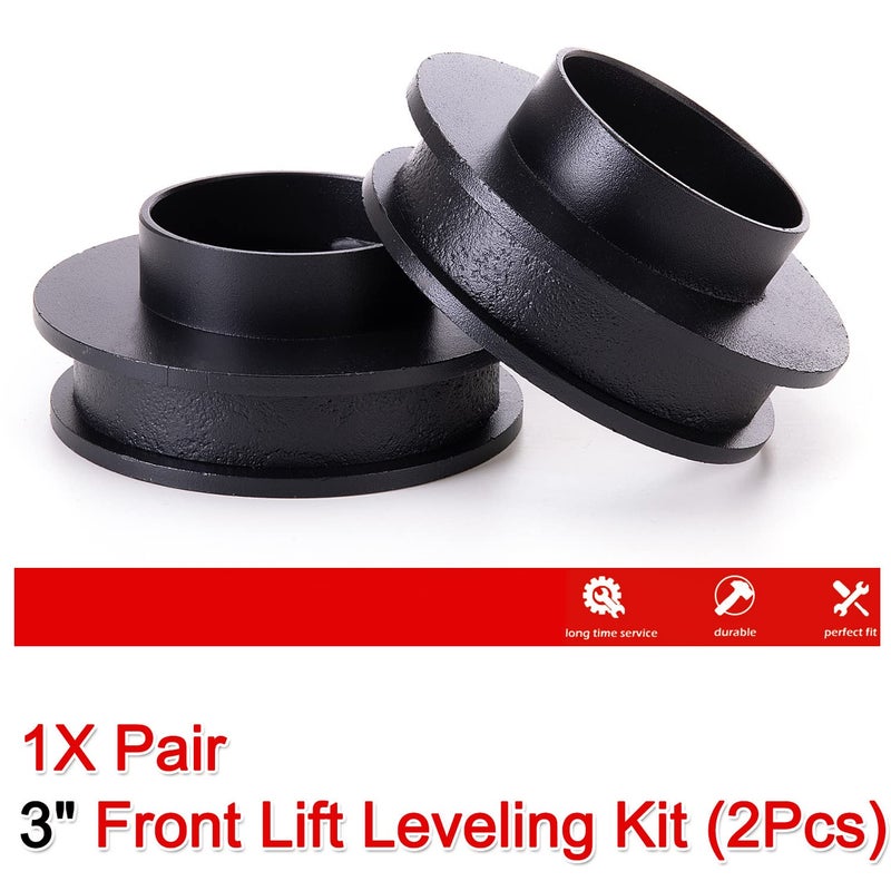 RJSPHH 3" Front Leveling lift kit Compatible with 1999-2006 Chevrolet Silverado/GMC Sierra 1500 2WD - Image 3