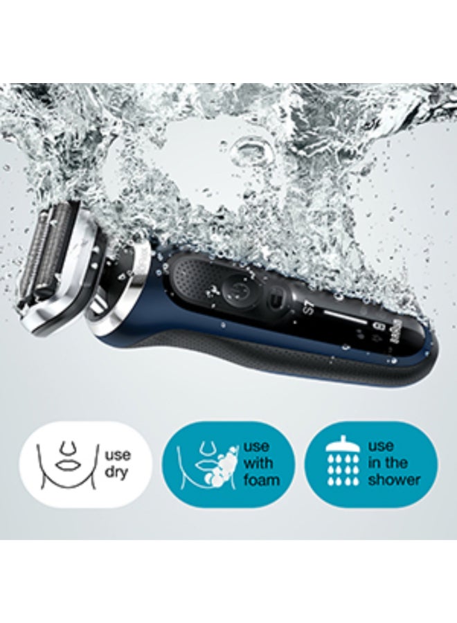 BRAUN Series 7 70-S1000S Electric Shaver, Wet And Dry, Rechargeable Silver - Image 5