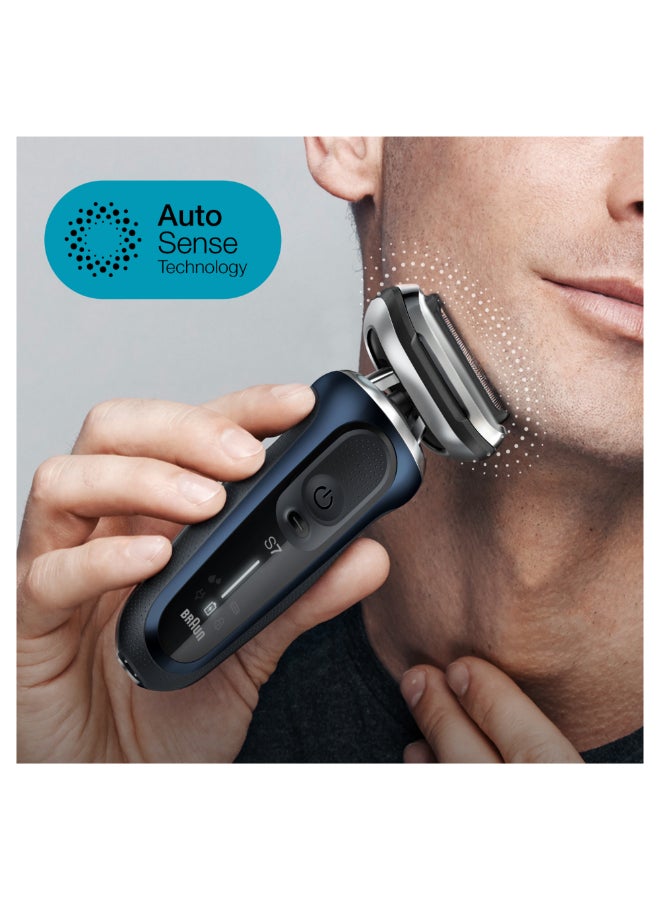 BRAUN Series 7 70-S1000S Electric Shaver, Wet And Dry, Rechargeable Silver - Image 3