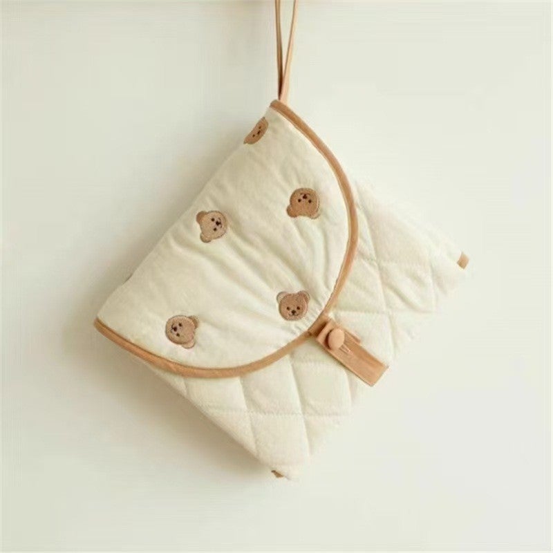 Ins Baby Portable Diaper Changing Pad Foldable Diaper Pad Bag Multifunctional Baby Diaper Changing Table Diaper Pad - Image 5