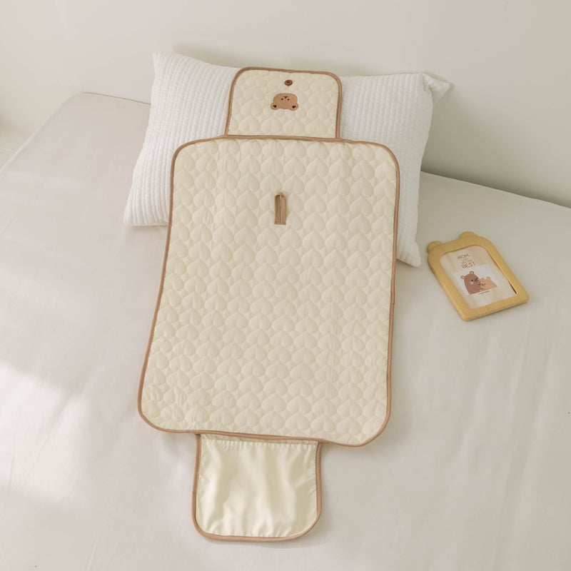 Ins Baby Portable Diaper Changing Pad Foldable Diaper Pad Bag Multifunctional Baby Diaper Changing Table Diaper Pad - Image 1