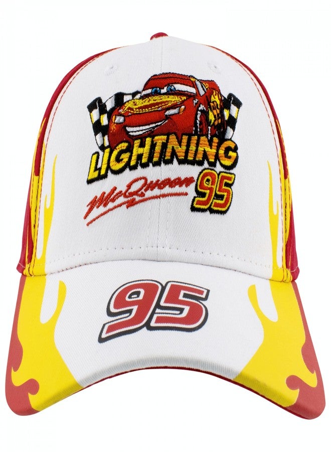 Jerry Leigh Pixar Cars Lightning McQueen Kachow Racing Cap Multicolor - Image 2