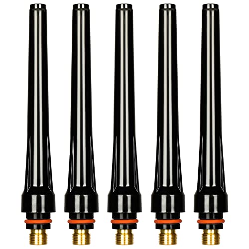 Alffun 5Pcs TIG Welding 57Y02 Long Back Cap for TIG Welding Torch wp 17 18 26 Series Tig ConsumablesWelding Soldering Supplies - Image 1