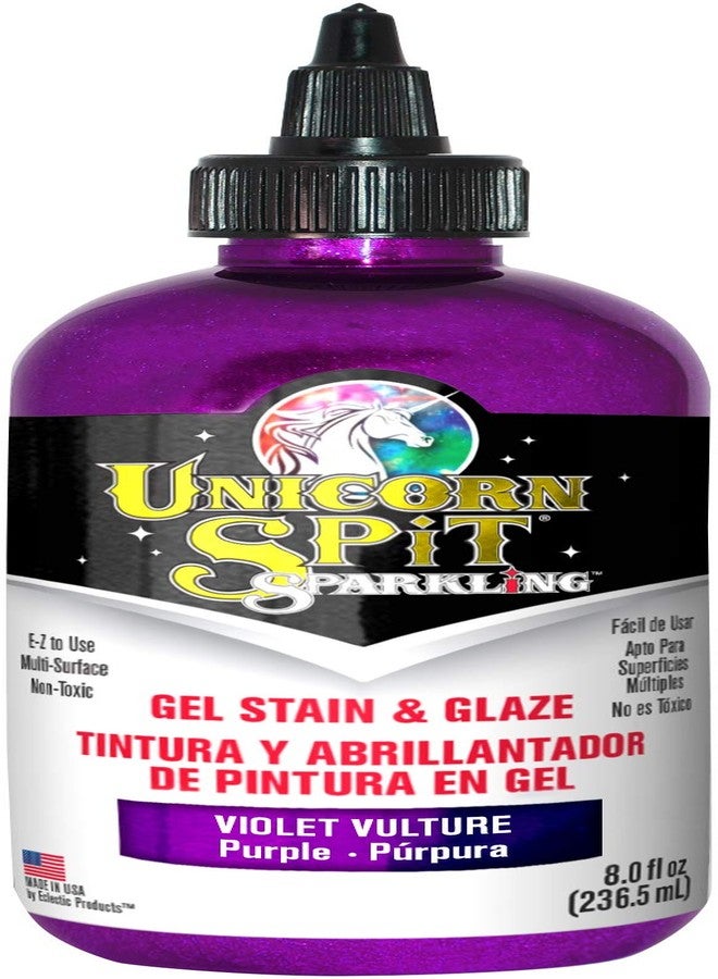 Unicorn Spit Gel Stain and Glaze 5776002 Sparkling Violet Vulture 8.0 Fl Oz - Image 1