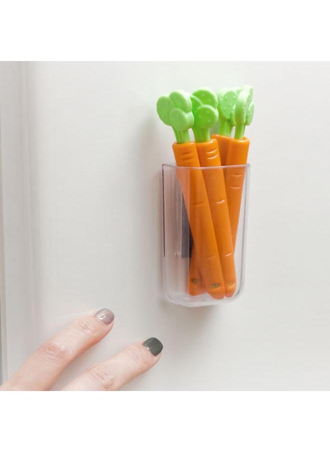 Thoraya 5Pcs Snack Clip Plastic Bread Bag Sealing Clamp Firm Grip Food Bag Snack Clip with Storage Box for Home Kitchen  - Image 3