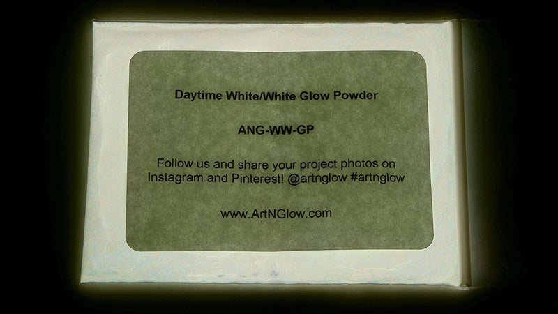 Glow in The Dark Pigment Powder - Neutral and Fluorescent Color for Art Painting, Fine Art, Nail Art Paint, and DIY Crafts - Long Lasting 10+ Color Options - Neutral White - (1 Ounce)