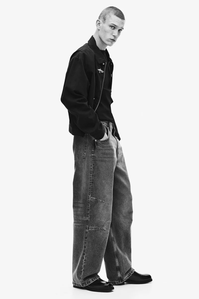 H&M  Baggy darted jeans for Men | Best Price UAE