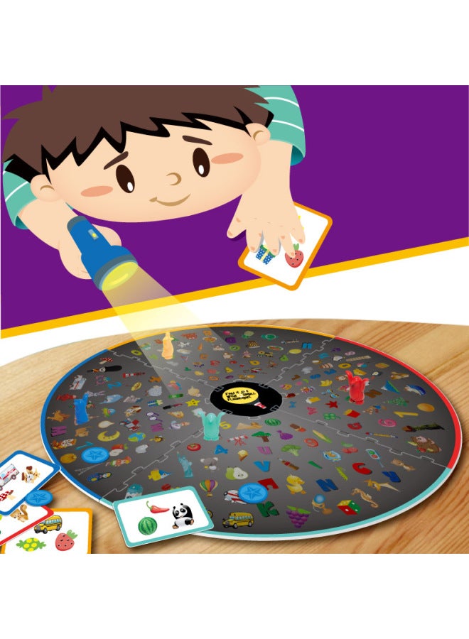 ابحث عن مصباح يدوي صغير لألعاب طاولة الأطفال لعبة تدريب الذاكرة التفاعلية بين الوالدين والطفل - اللون: 1111-66 - Image 2