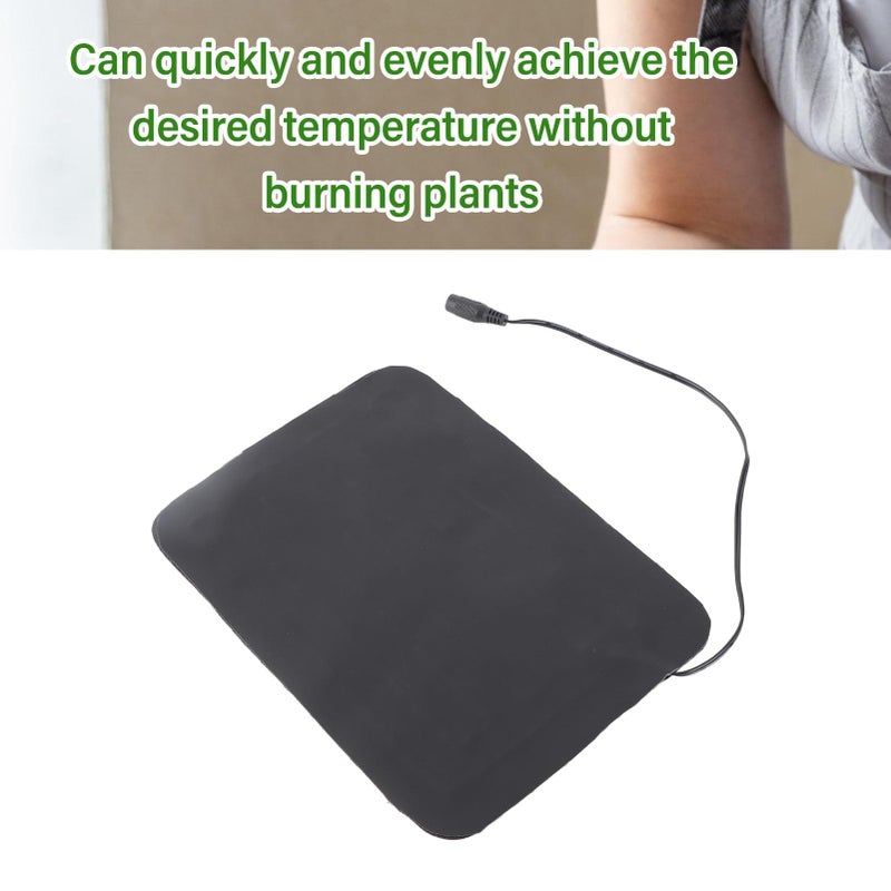 Sunicon Seedling Heat Mat, 3 Gear Adjustable Temperature Warm Hydroponic Heating Pad Waterproof Heating Pad Plant Warmer for Germination, Indoor Gardening, Greenhouse - Image 4