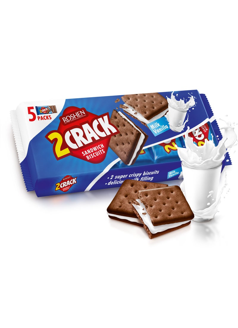 Roshen Crackers 2 Crack With Milk-Vanilla Filling - Image 1