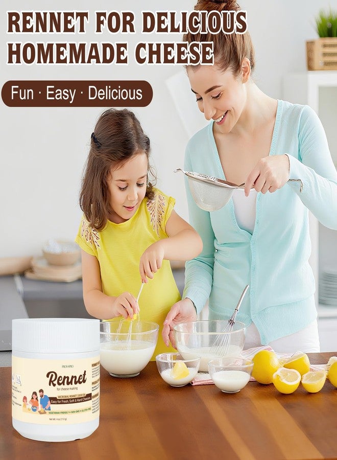 provspro Rennet for Cheese Making, Natural Coagulant for Mozzarella, Feta, Cheddar & More, cheese making supplies Suitable for all milk types at home, Easy to Use - 4 OZ - Image 2