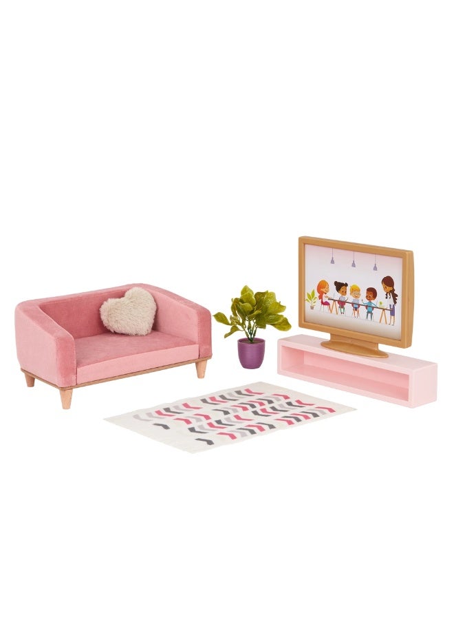 طقم غرفة معيشة جميل لدمى 18 بوصة - BD35429Z