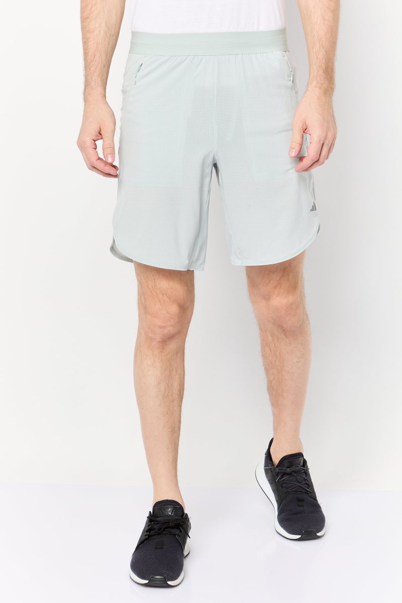 Adidas Men Sportswear Fit 9 Inseam Training Shorts, Mint Green - Image 1