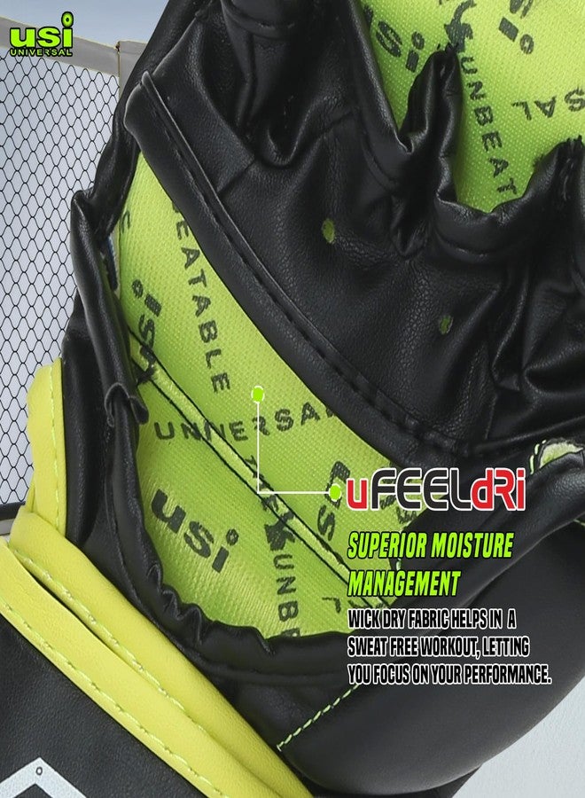 USI UNIVERSAL 618F Strike Boxing Training MMA Gloves for Men & Women, Thick Pu, Shock Absorber Padding, Hook & Loop Closure (Size L/XL) - Image 5