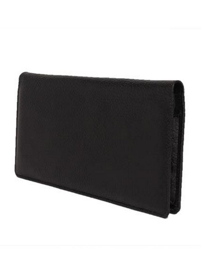 RL Leather Unisex Travel Wallet Passport Holder(Black) - Image 5