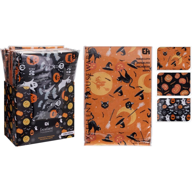 Koopman Tablecloth – 130x180cm Assorted Design, Holiday & Seasonal Decoration for Christmas, Halloween, Home, Dining Table & Festive Display, Assorted 1 Piece - Image 1