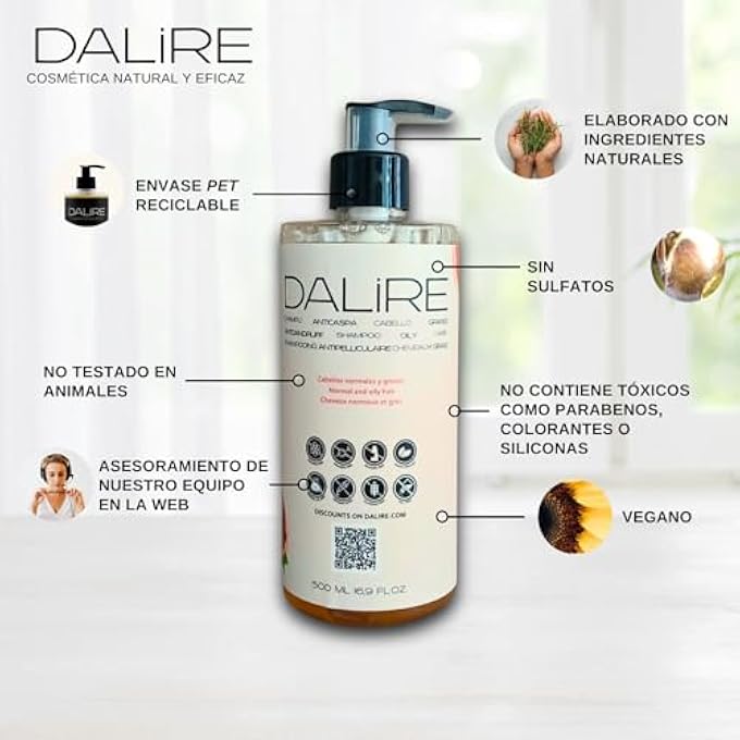 SHAMPOO FOR DANDRUFF OILY HAIR SULPHATE FREE - 500ML - Image 2