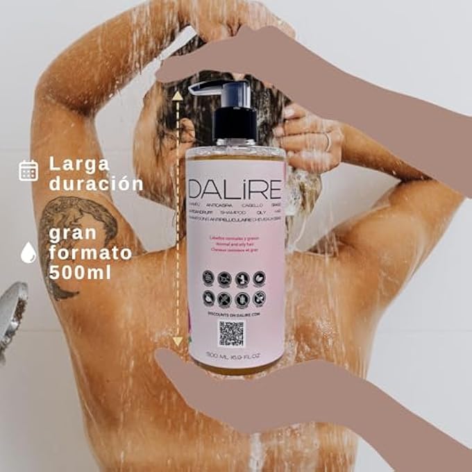 SHAMPOO FOR DANDRUFF OILY HAIR SULPHATE FREE - 500ML - Image 3