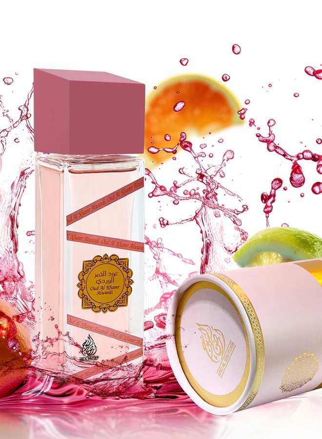 Shaikh Saeed Oud Al Khamr Al Wardi Perfumes for Men and Women Eau De Parfum 100ml - Image 2