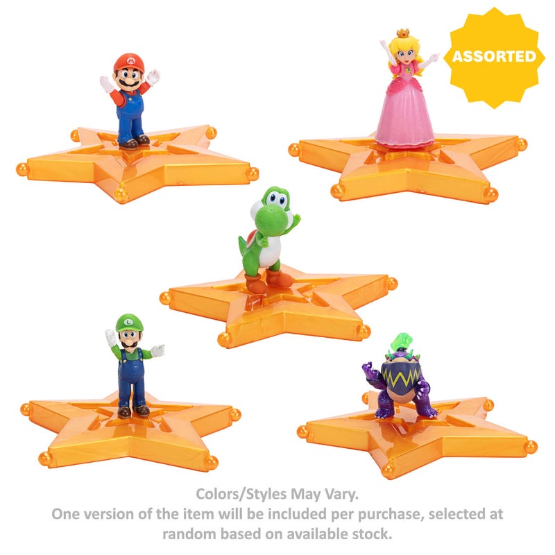 Nintendo The Super Mario Galaxy Movie Mini Star Figure (3.8 cm, Assorted) - Image 1