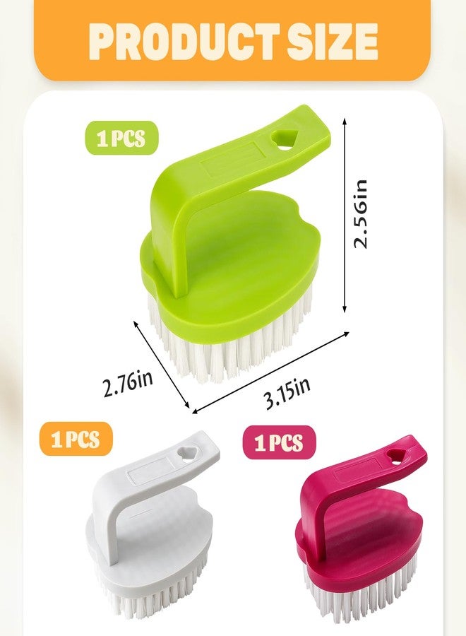 CZFSWT 3PCS Potato Scrubber Brush, Vegetable Brush, Vegetable Scrubber Suitable for Kitchen Novices, Eco-Friendly Users and Fruit Cleaners - Image 2